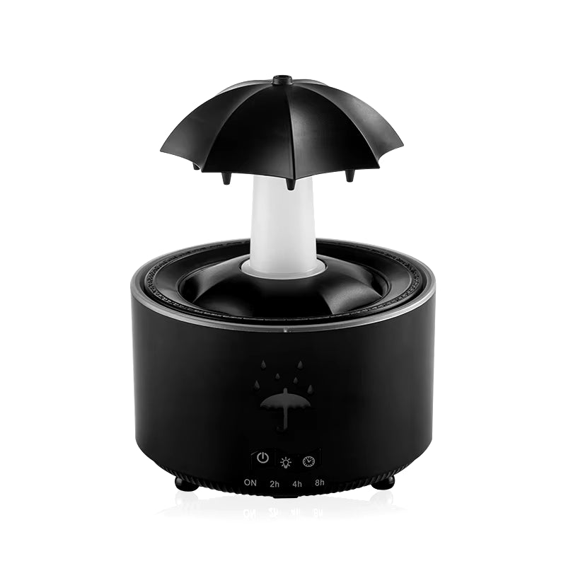 Cloud Rain Humidifier Raindrop Aroma Essential Oil Diffuserremote Control Night Light Desktop Fountain Water Drop Sound for Home