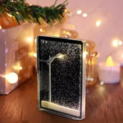 Xiaomi  Snow Scene Street Light Flowing Hemp Night Light Simulation Handmade DIY Material Package Christmas Creative Gift