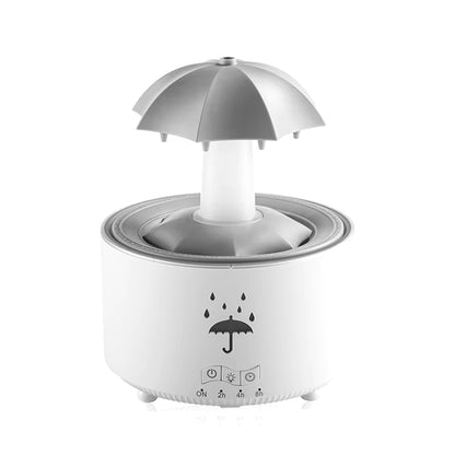 Cloud Rain Humidifier Raindrop Aroma Essential Oil Diffuserremote Control Night Light Desktop Fountain Water Drop Sound for Home