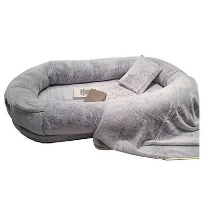 Large New Human Dog Bed Extra Removable and Washable Pet Products Pocket Design Beanbag Sofa Premium Plush Giant Cat and Dog Mat