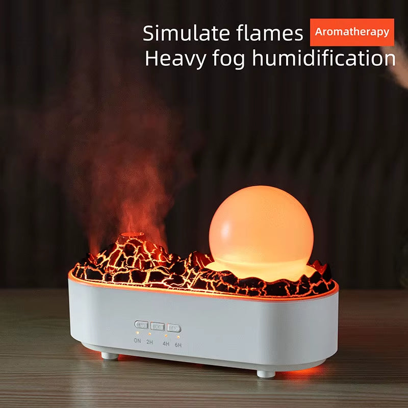 Cloud Rain Air Humidifier Drips 200Ml Aromatherapy Oil Diffuser Aromatherapy Oil Diffuser. Low Noise Sleep Atmosphere Light